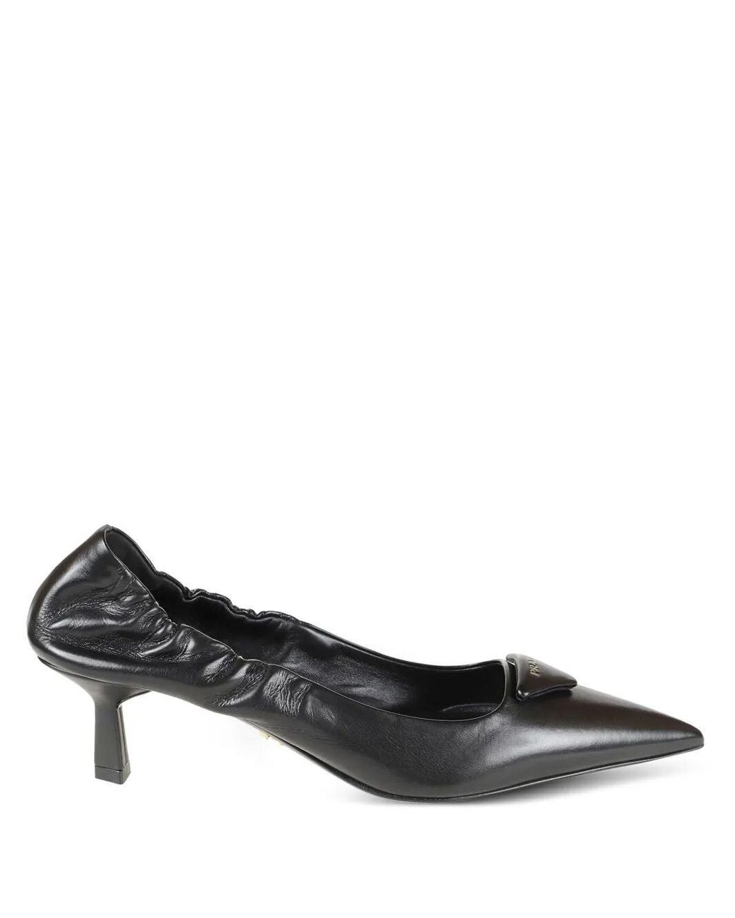 Prada Black Leather Pumps