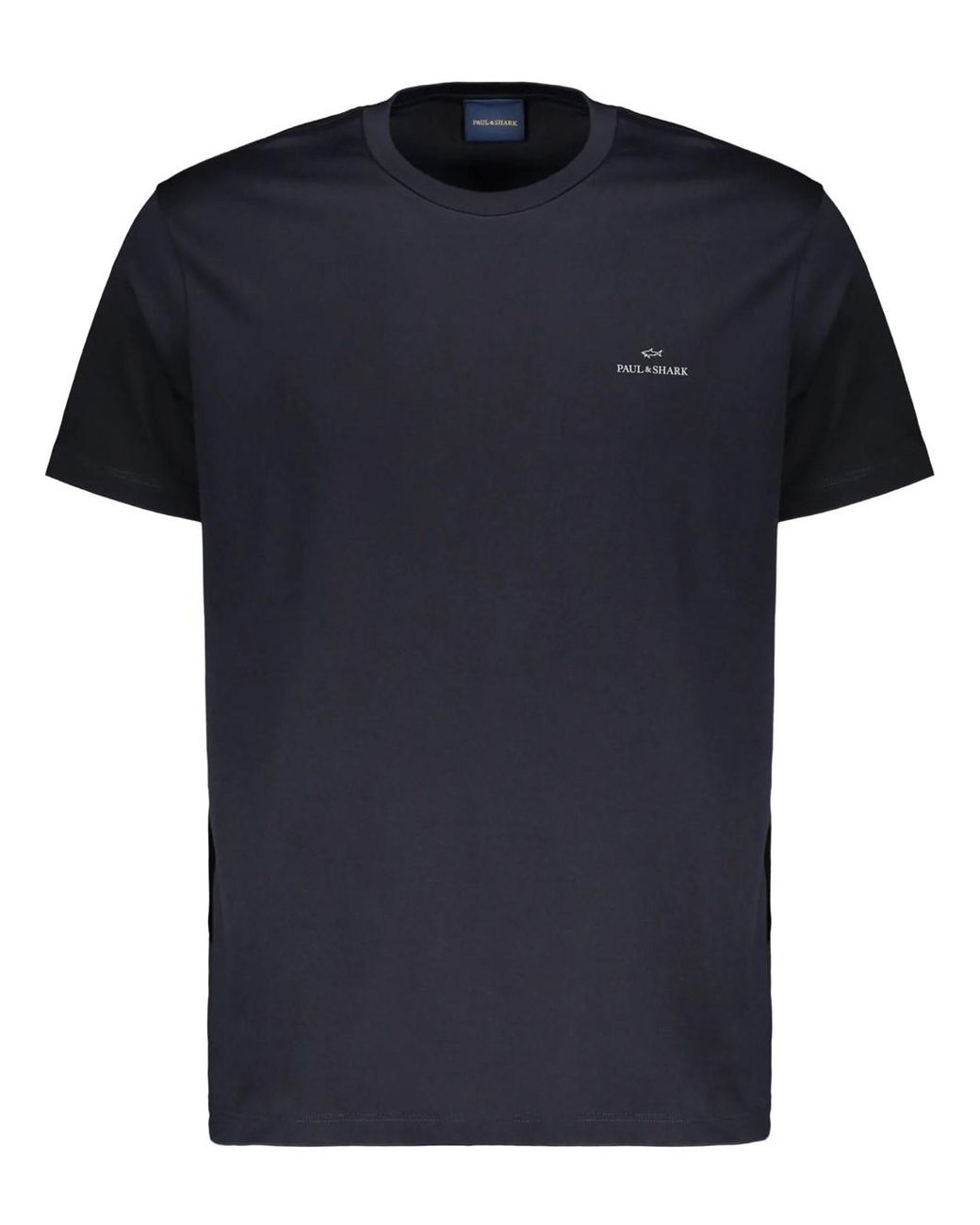 Paul & Shark Blue Logo Crew Neck T-Shirt for men