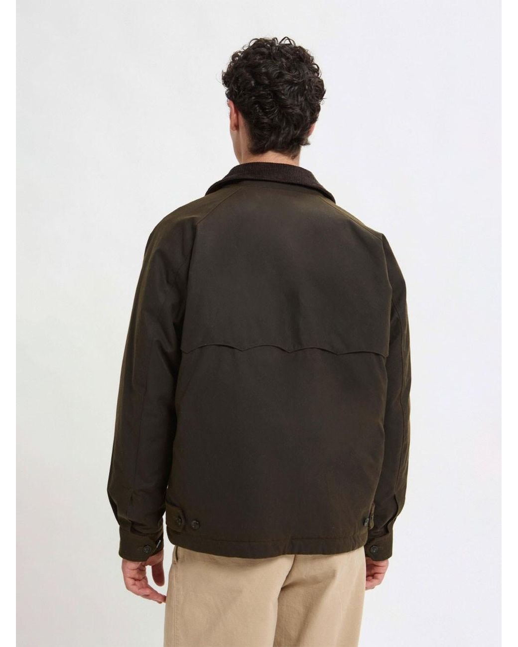 Baracuta Brown Waxed Deck Jacket for men