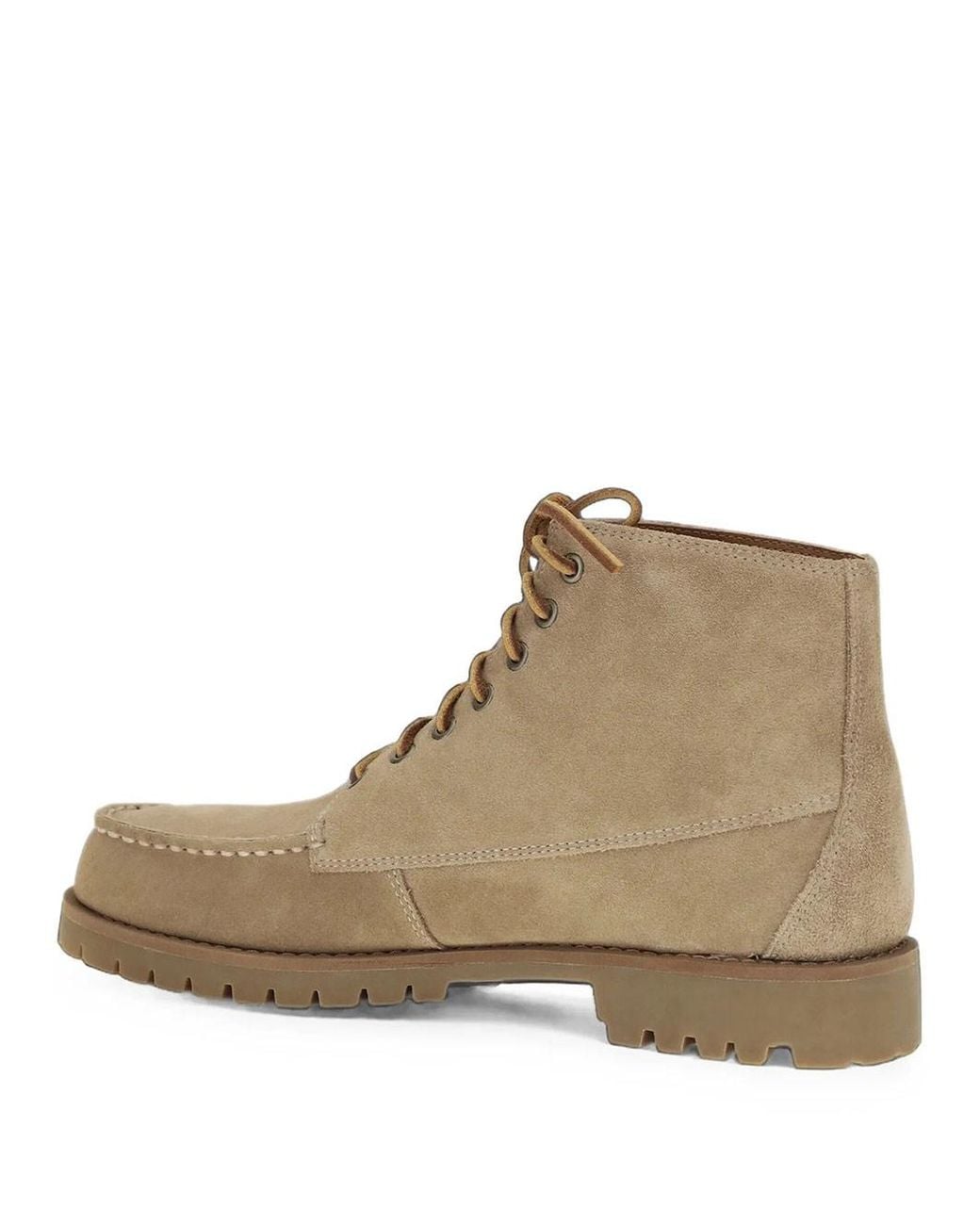 Sebago Brown Parker Suede Ankle Boots for men
