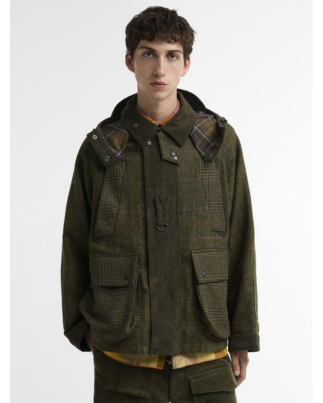 Barbour Green X Norbit: Wool Jacket for men