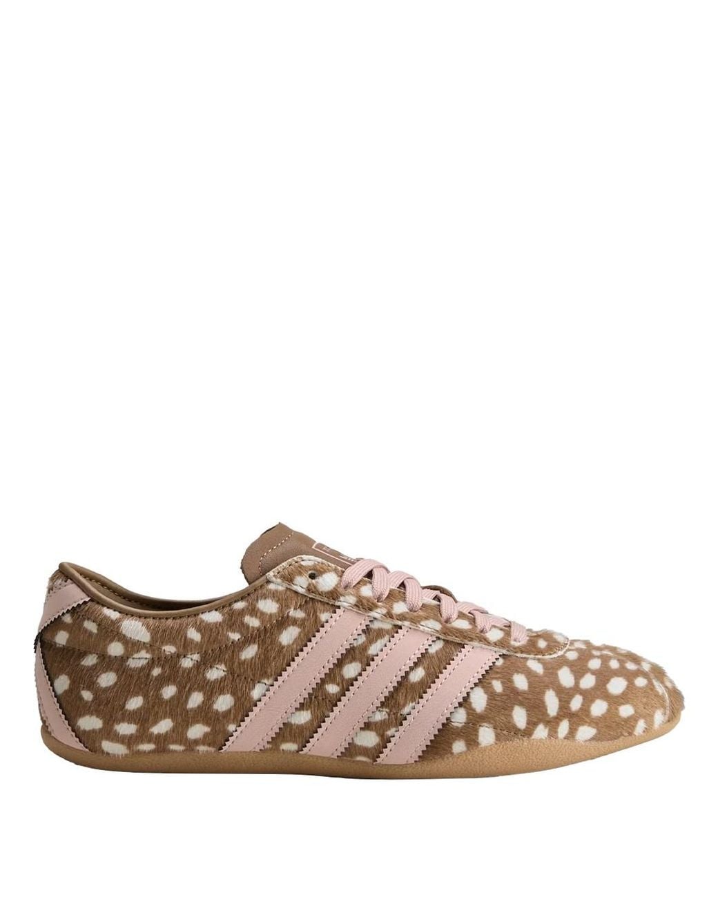 Adidas Brown Tokyo Sneakers In Synthetic Faux Fur