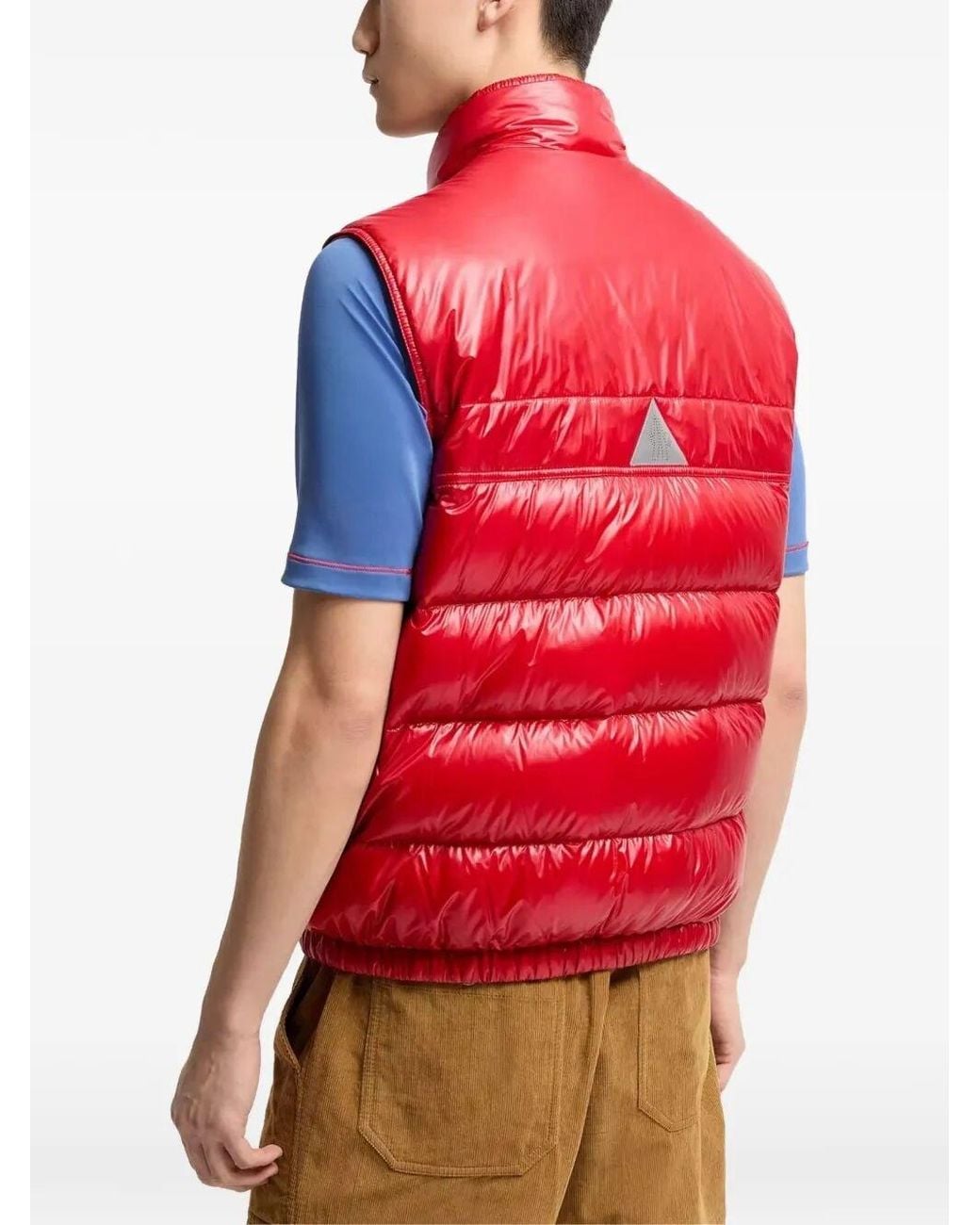 Moncler Red Down Gilet for men