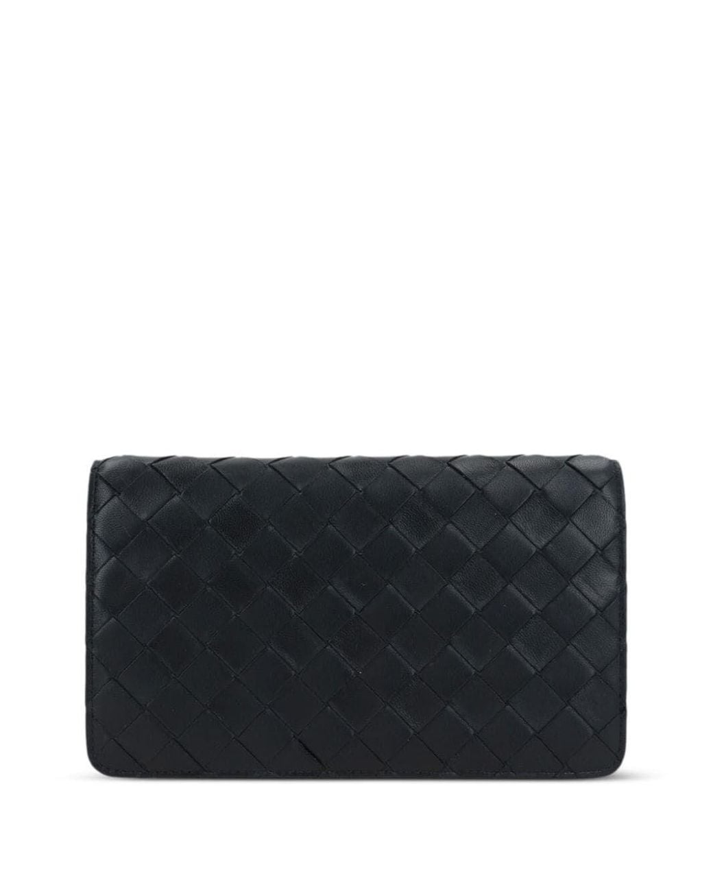Bottega Veneta Black Luxurious Weave Pouch Handbag For Fashionable