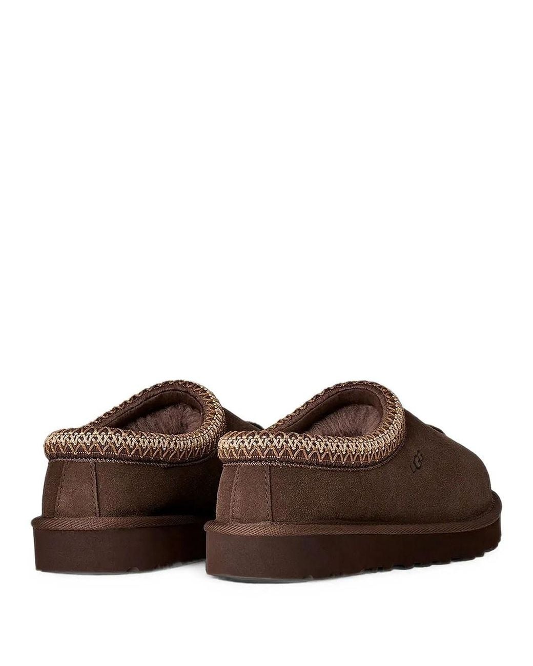 Ugg Brown Tasman Ii Slippers With Braid