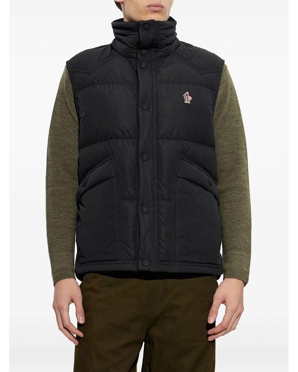 Moncler Black Grenoble: Evans Padded Vest for men