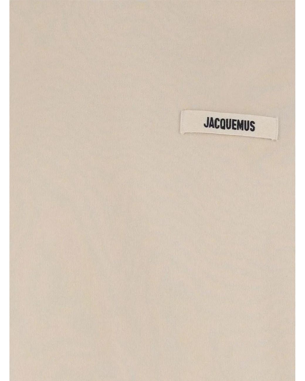 Jacquemus Natural "Le Hoodie Gros Grain" Hoodie Sweatshirt for men
