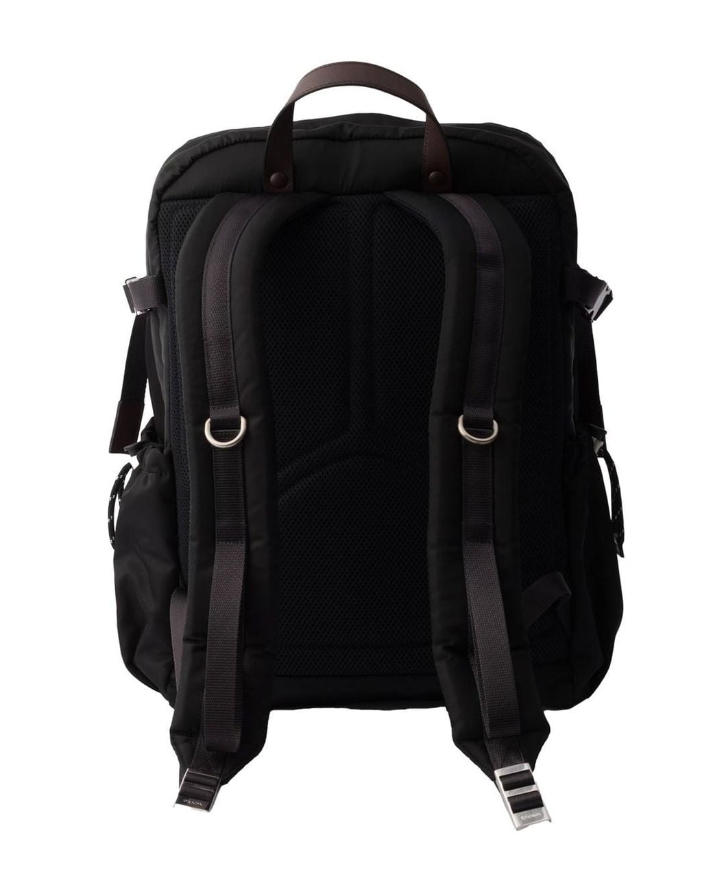Prada Black Speedrock Backpack for men