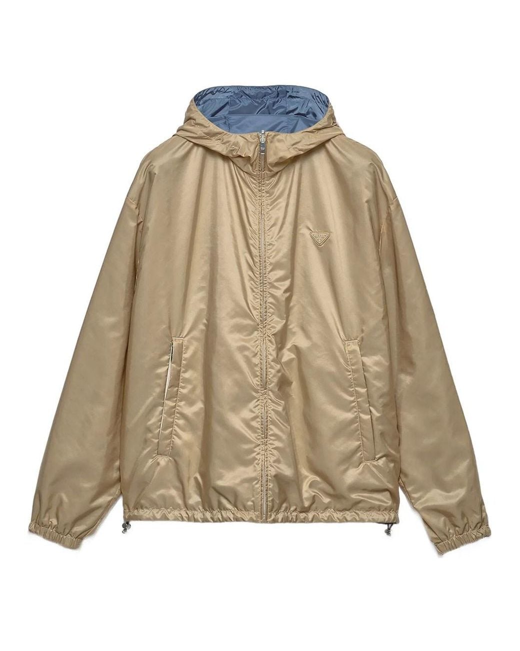 Prada Natural Reversible Re-Nylon Down Jacket for men