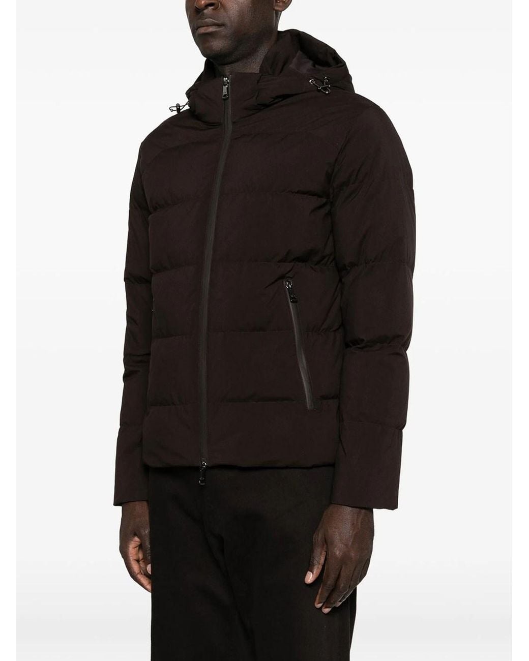 Paul & Shark Black Typhoon Platinum Down Jacket for men