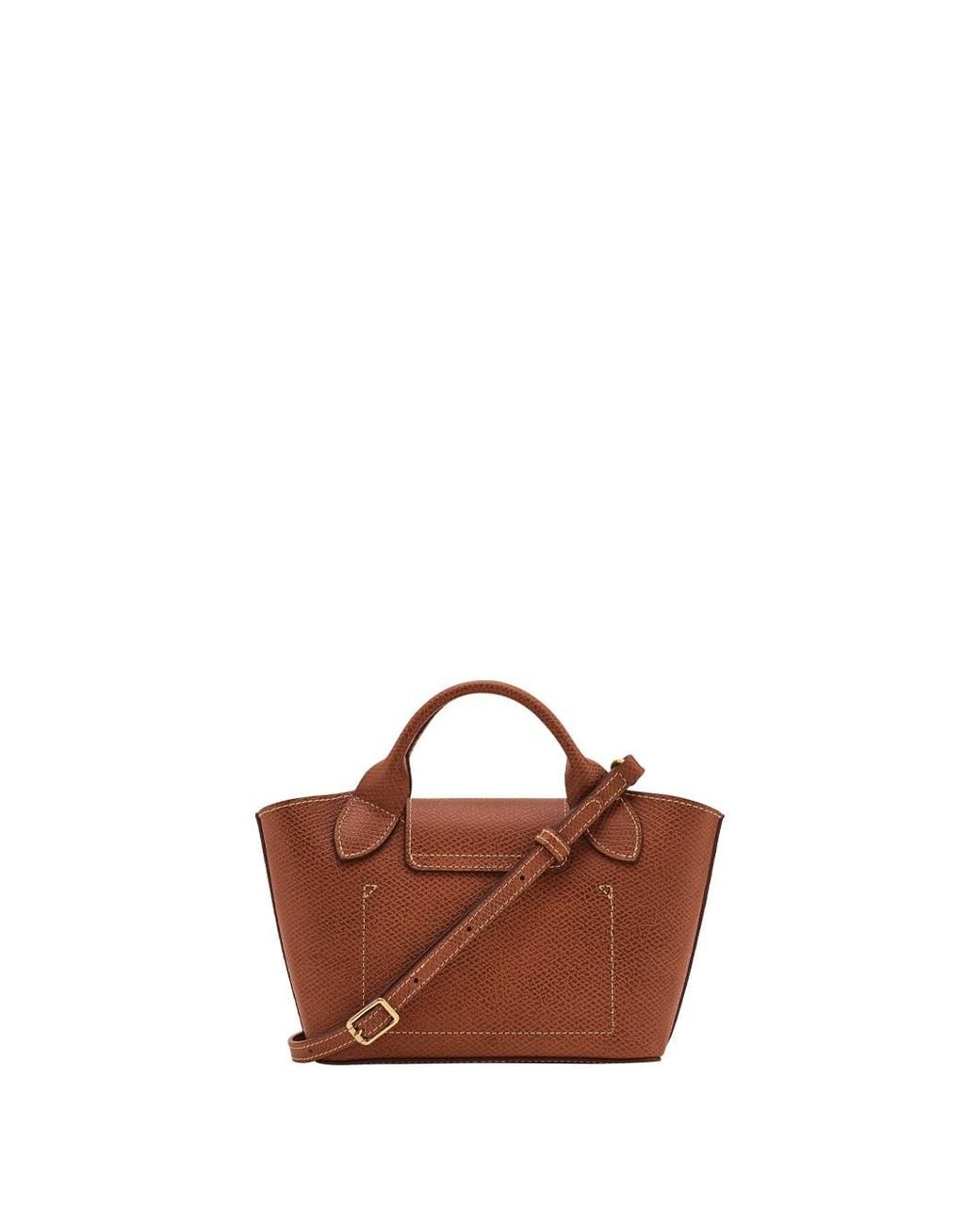 Longchamp Brown Shopping Bag Xs Épure