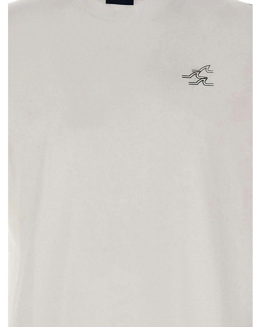 Paul & Shark White Crew Neck T-Shirt for men