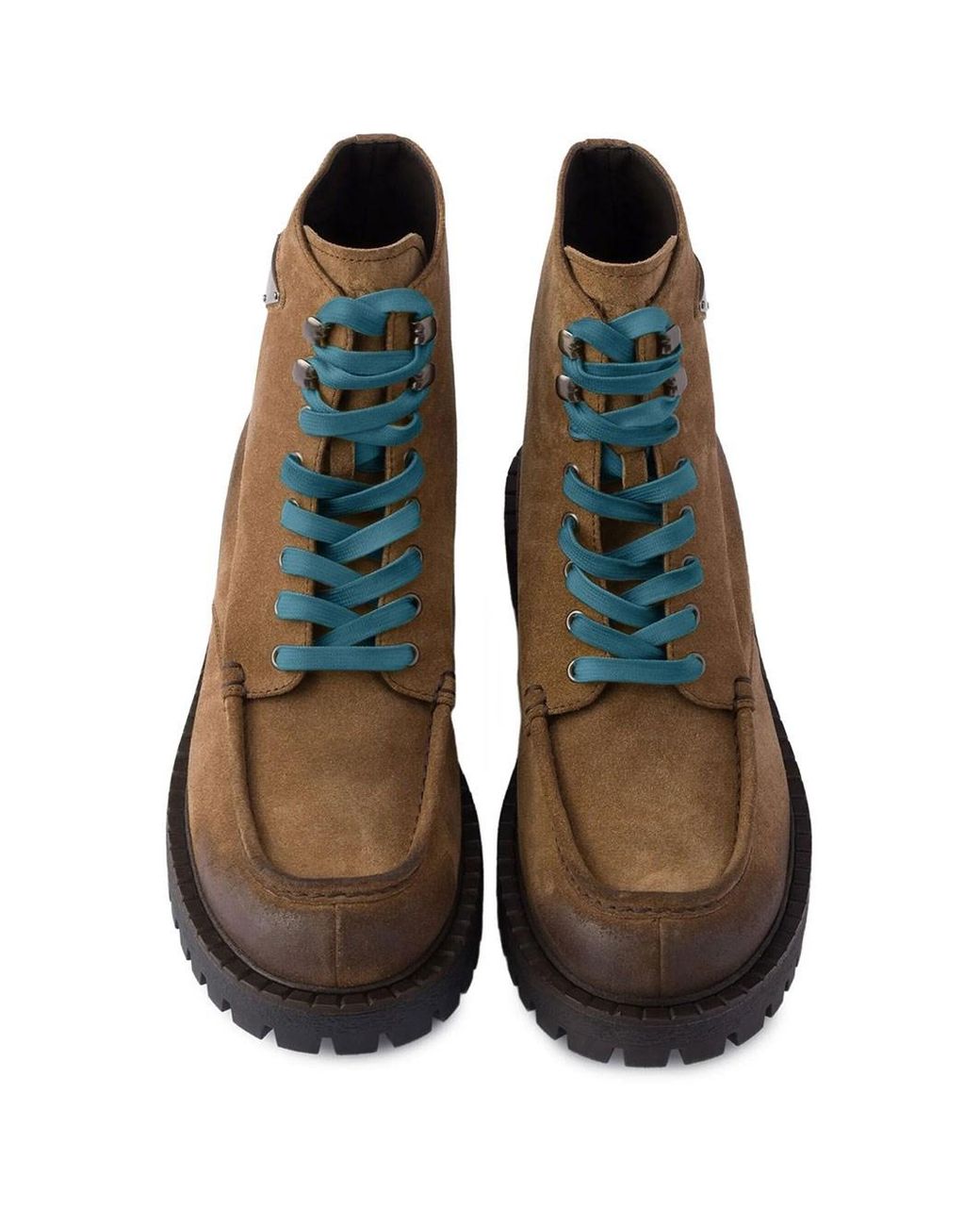 Prada Brown Trekking Boots for men