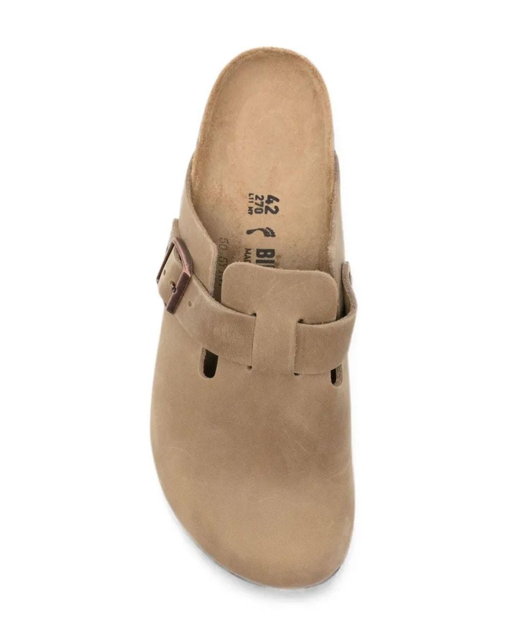 Birkenstock Brown Boston Leather Mule