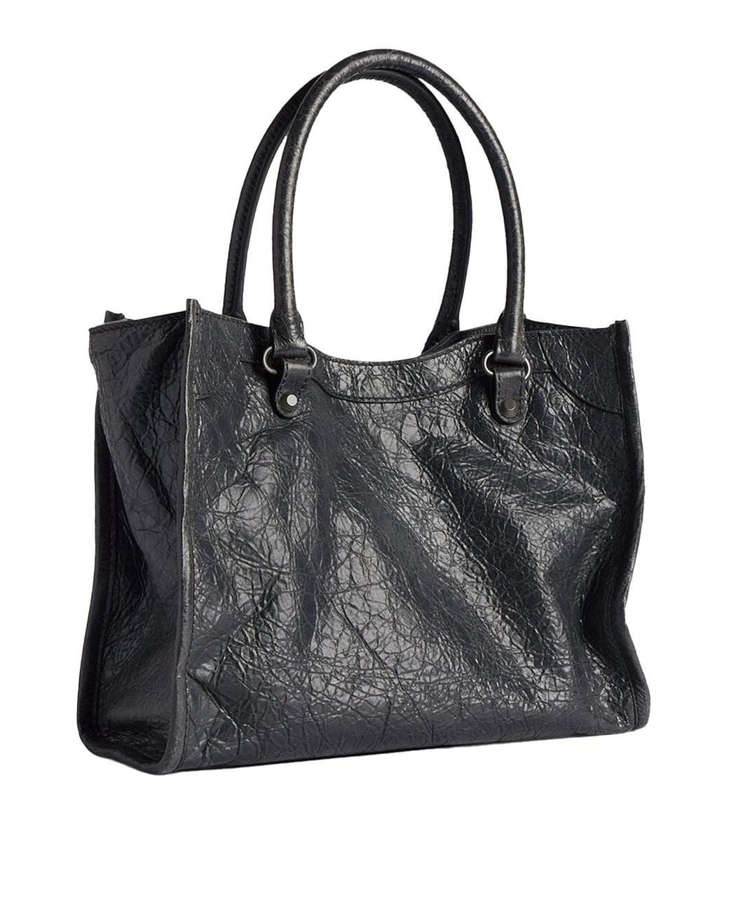 Balenciaga Black Le City Mini Tote Bag