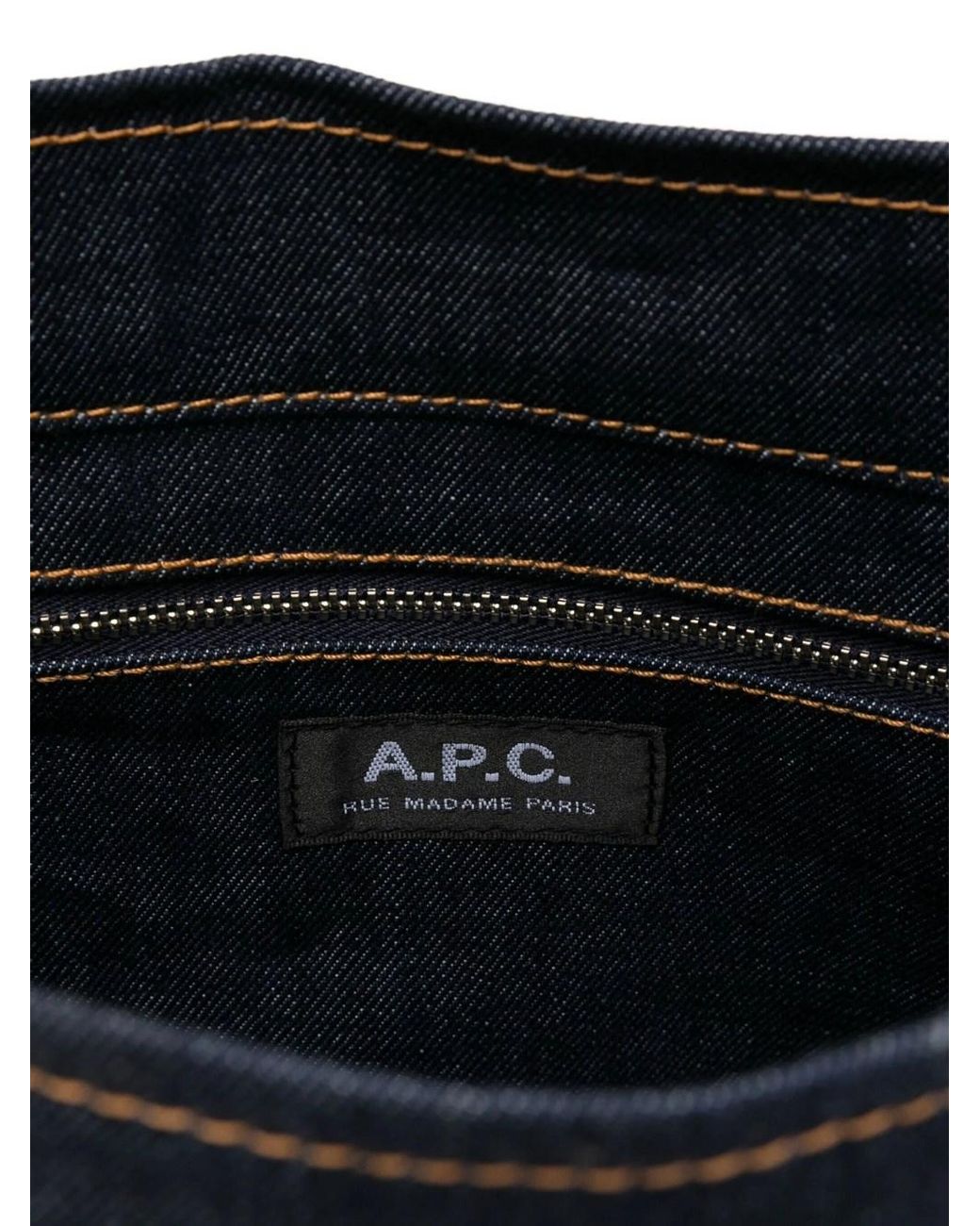 A.P.C. Blue Axel Tote Bag