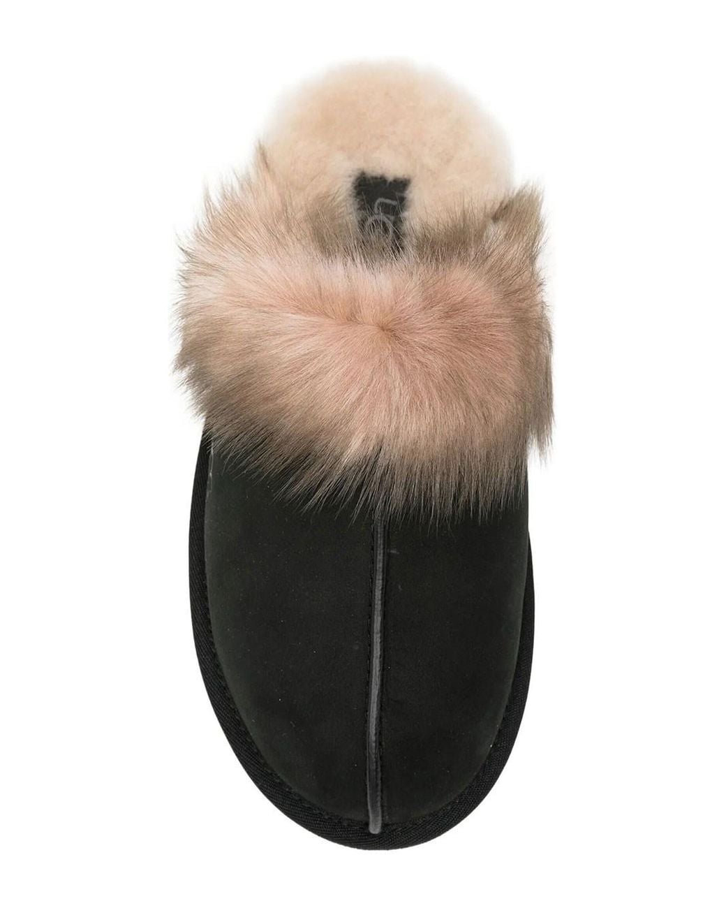 Ugg Black Scuffette Nubuck Slippers