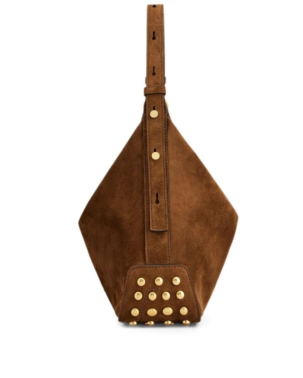 Tod's Brown Metal Dots Mini Bag