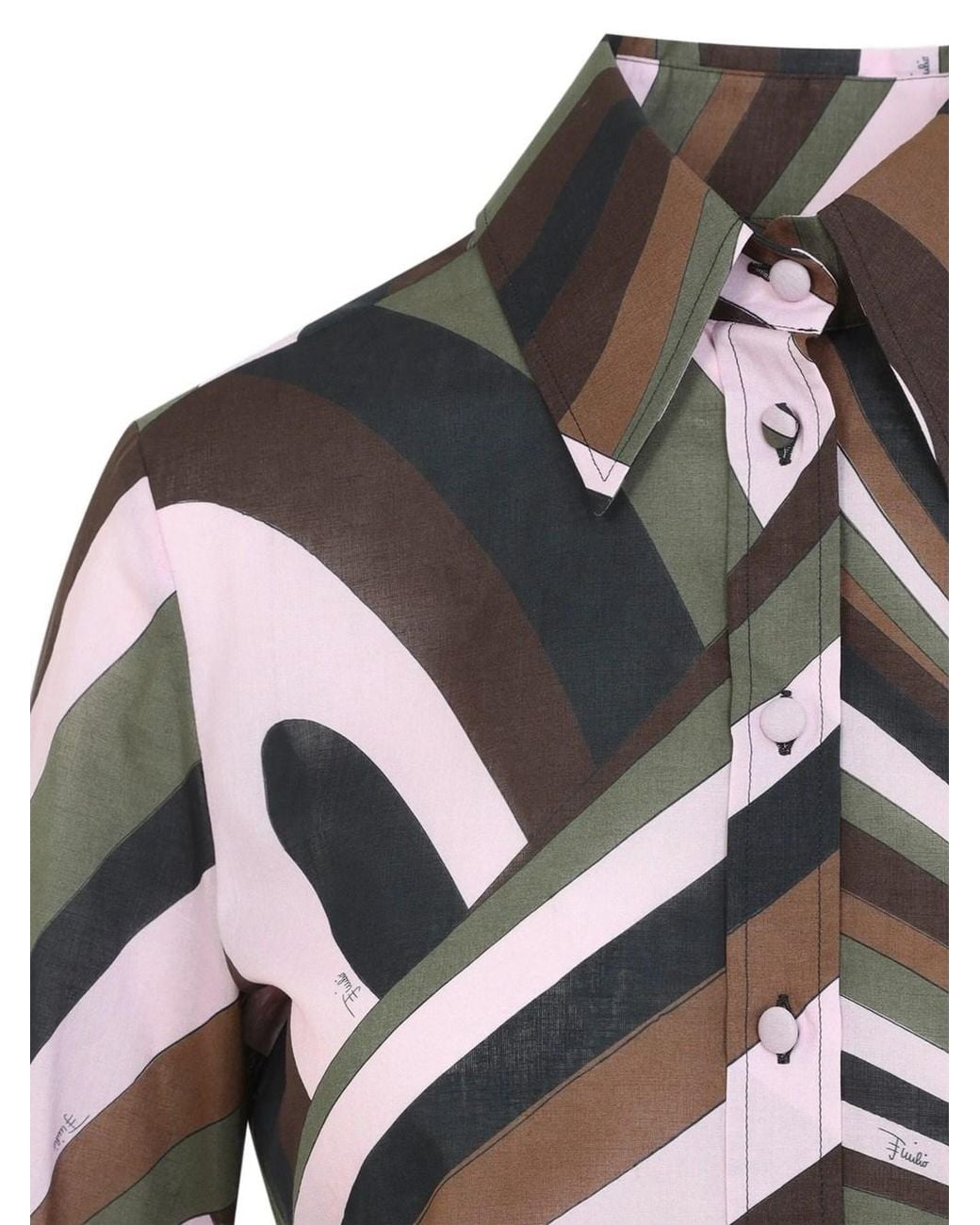 Emilio Pucci Gray Camicia