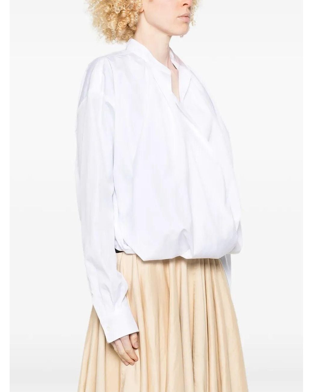 Dries Van Noten White Cenver Cotton Shirt