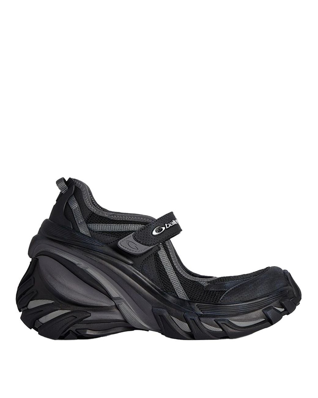 Balenciaga Black Mary Jane Hydra Sneaker