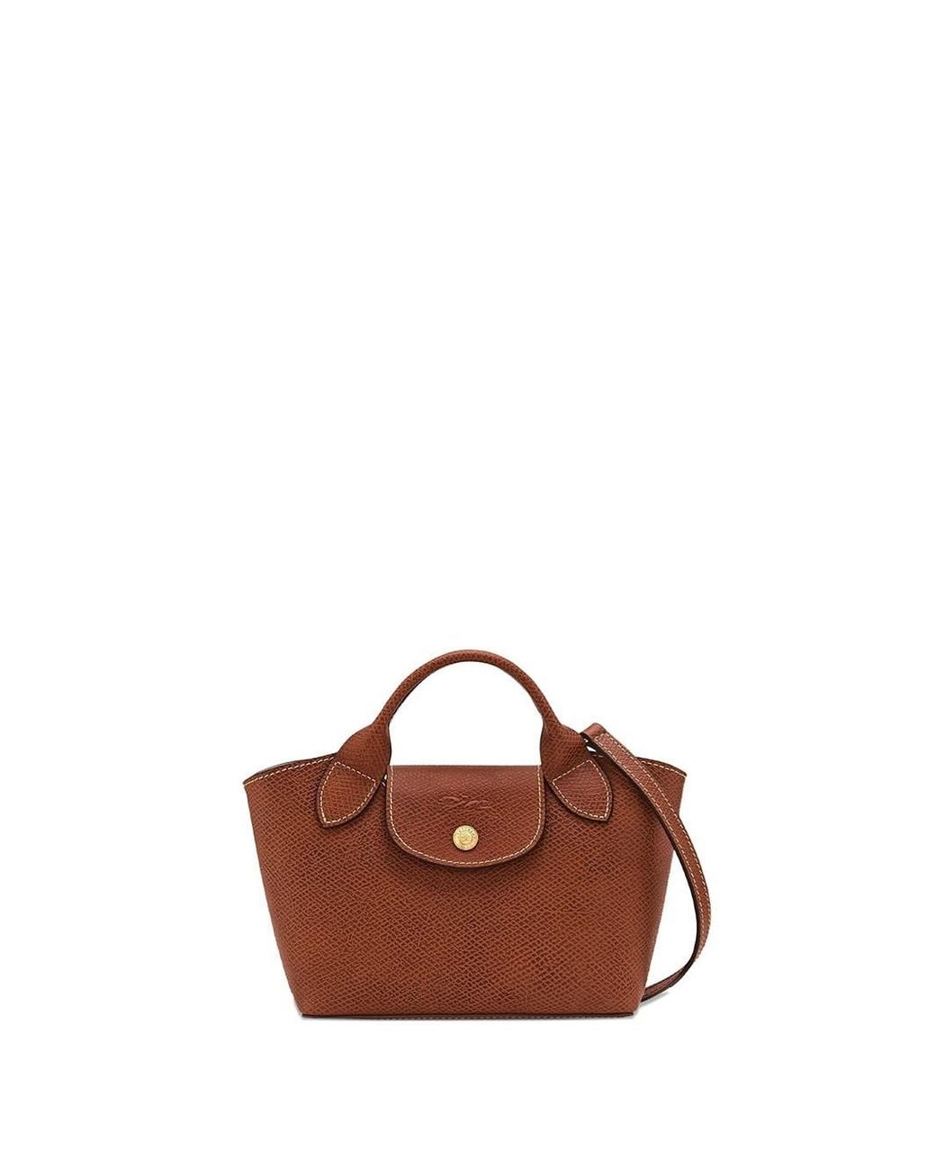Longchamp Brown Shopping Bag Xs Épure