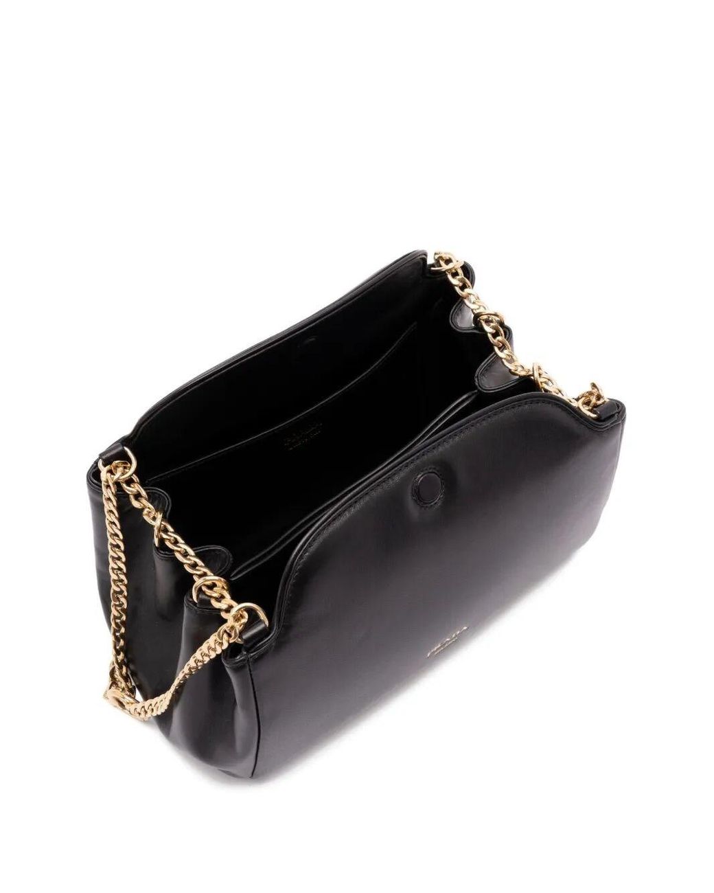 Prada Black Tumulte Small Chain-Strap Leather Shoulder Bags