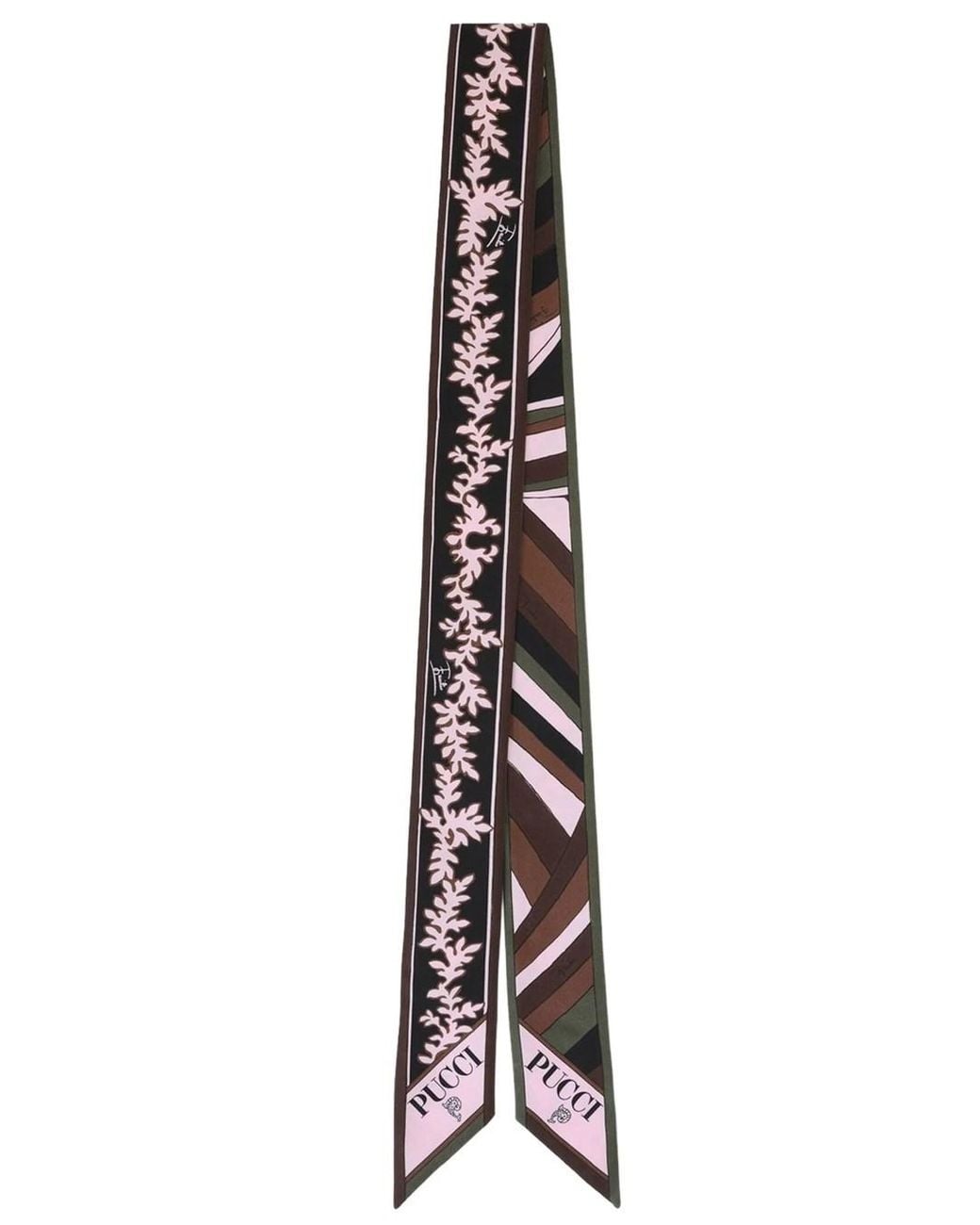 Emilio Pucci White Foulard Bandeau