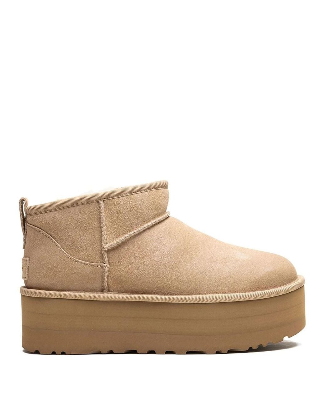 Ugg Brown Classic Ultra Mini Platform Boots