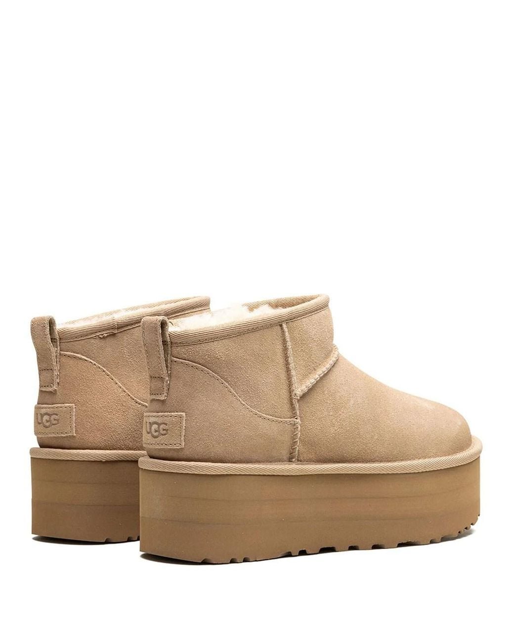 Ugg Brown Classic Ultra Mini Platform Boots