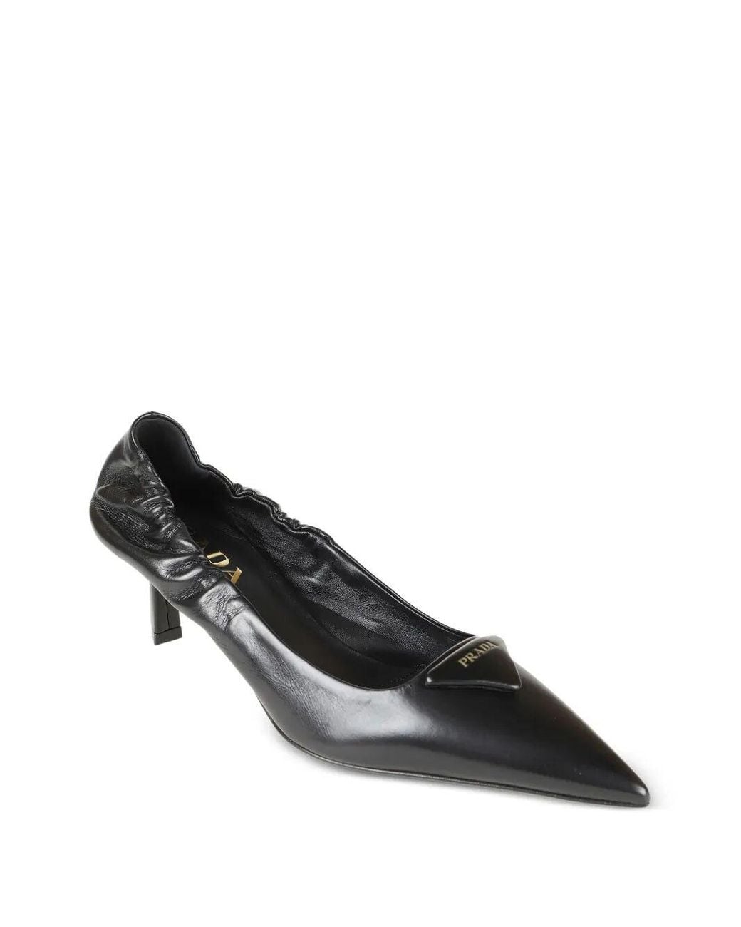 Prada Black Leather Pumps