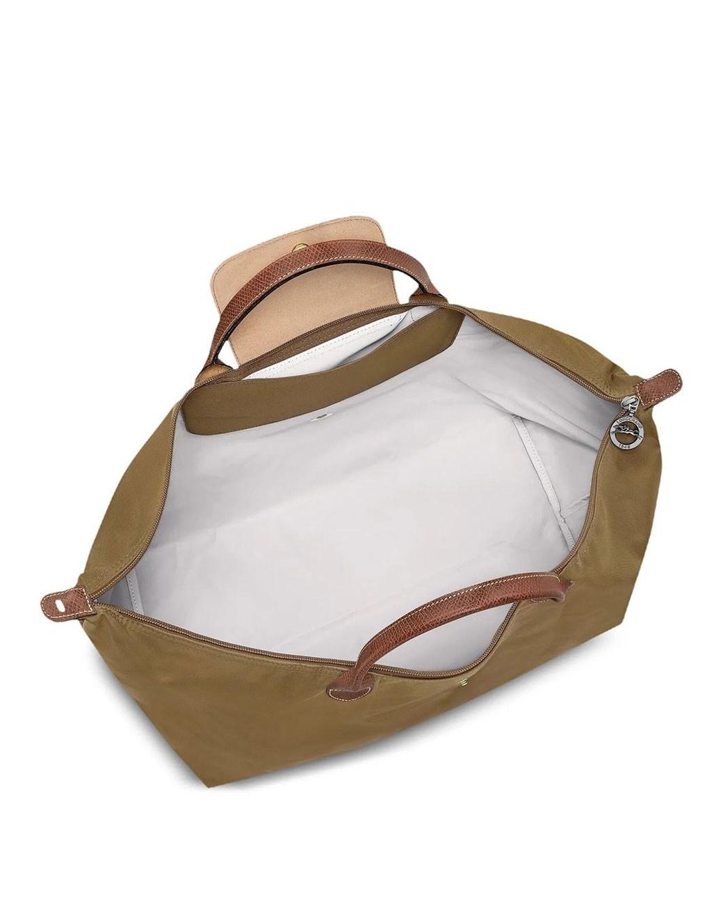 Longchamp Brown L Le Pliage Original Travel Bag