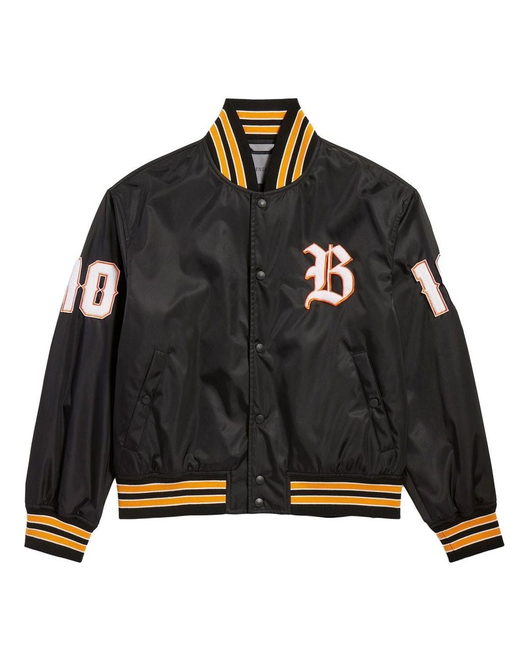 Balenciaga Black Varsity Jacket for men