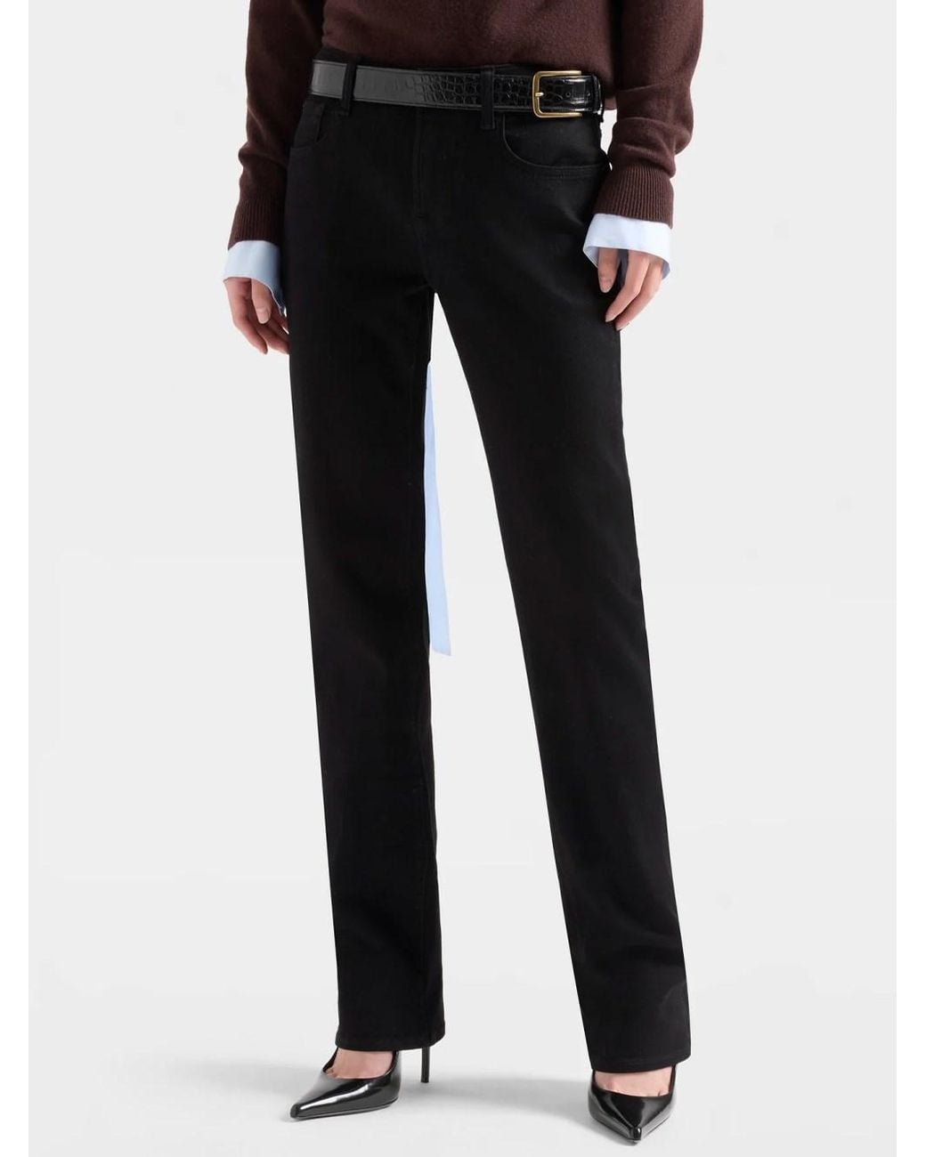 7 For All Mankind Blue Slim Stretch Jeans