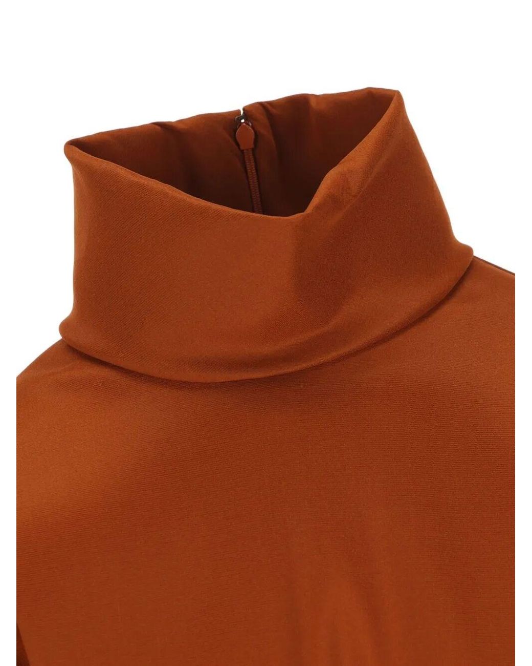 Saint Laurent Brown Organza Top