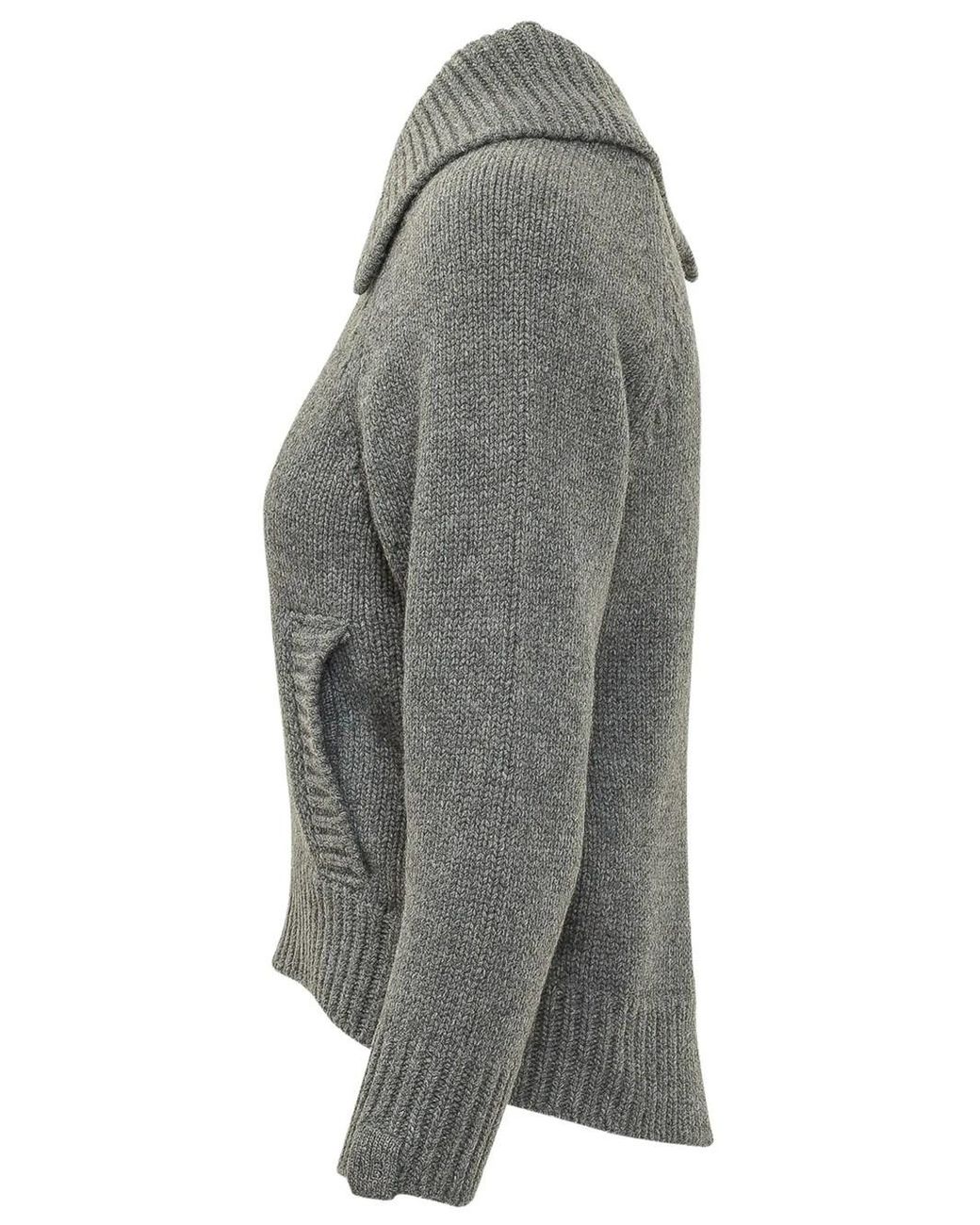 Victoria Beckham Gray Maglione