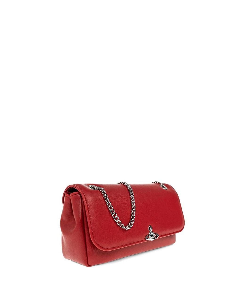 Vivienne Westwood Red Chain Crossbody Bag