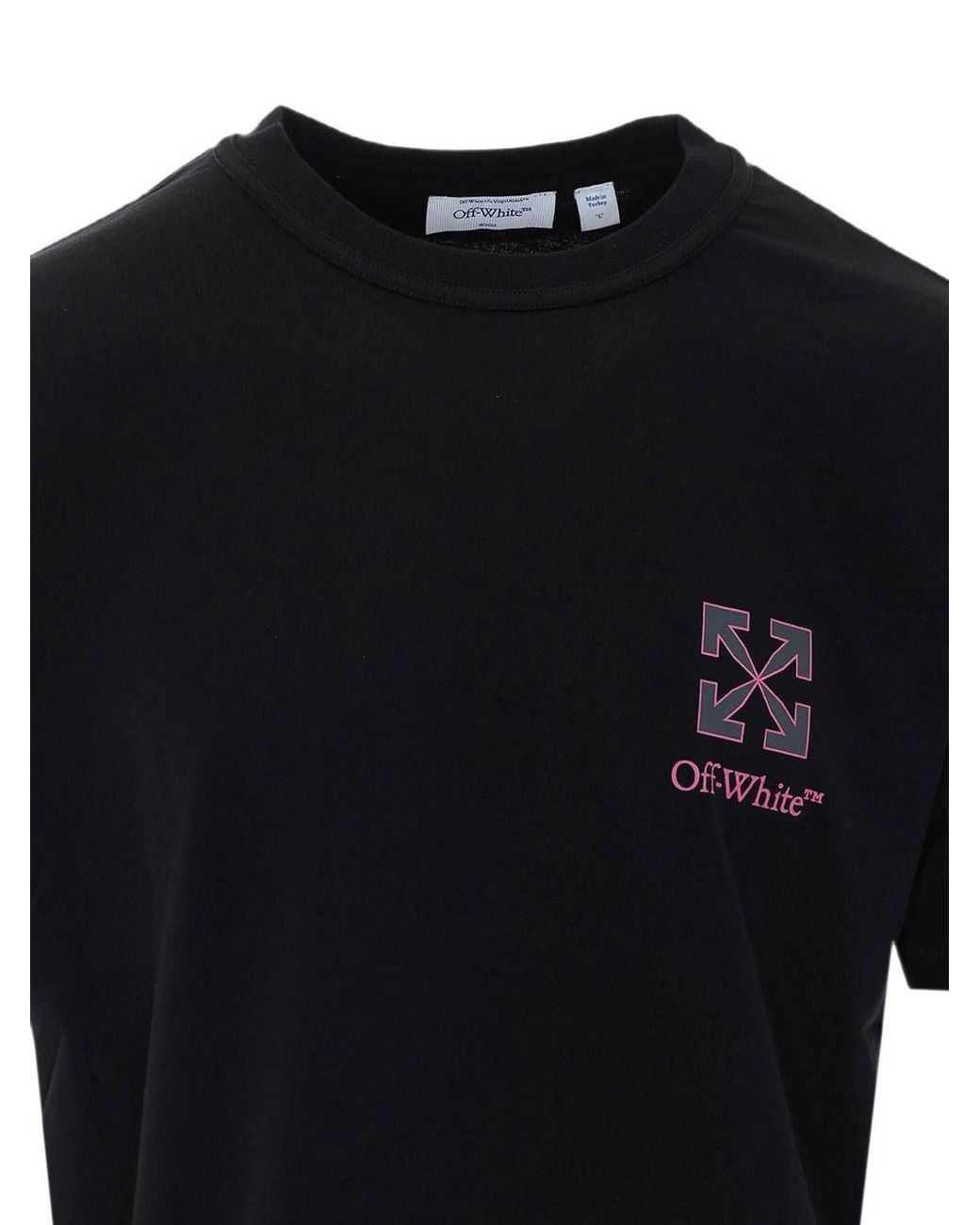 Off-White c/o Virgil Abloh Black Logo Regular T-Shirt for men