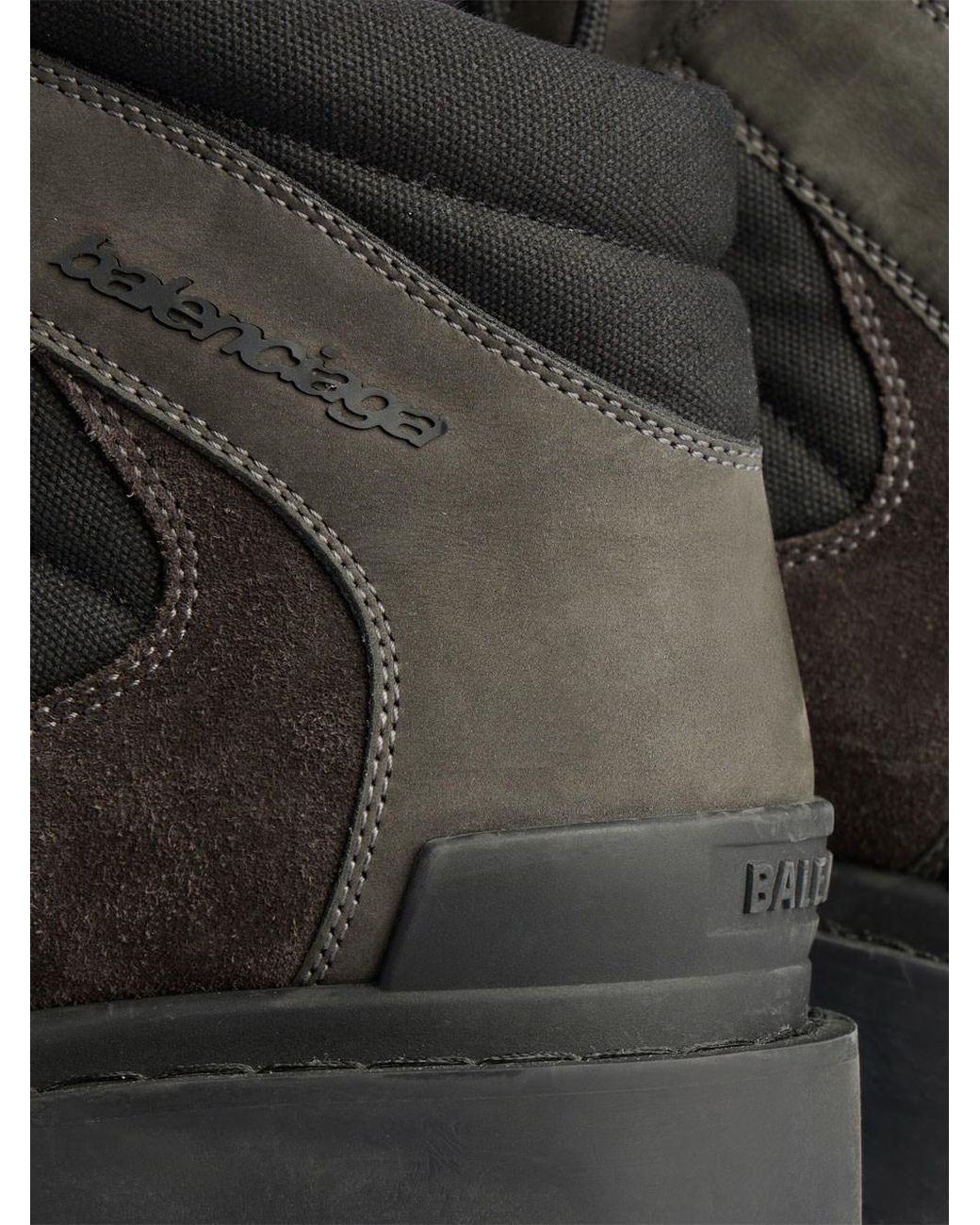 Balenciaga Black Combat Strike Low Boots for men