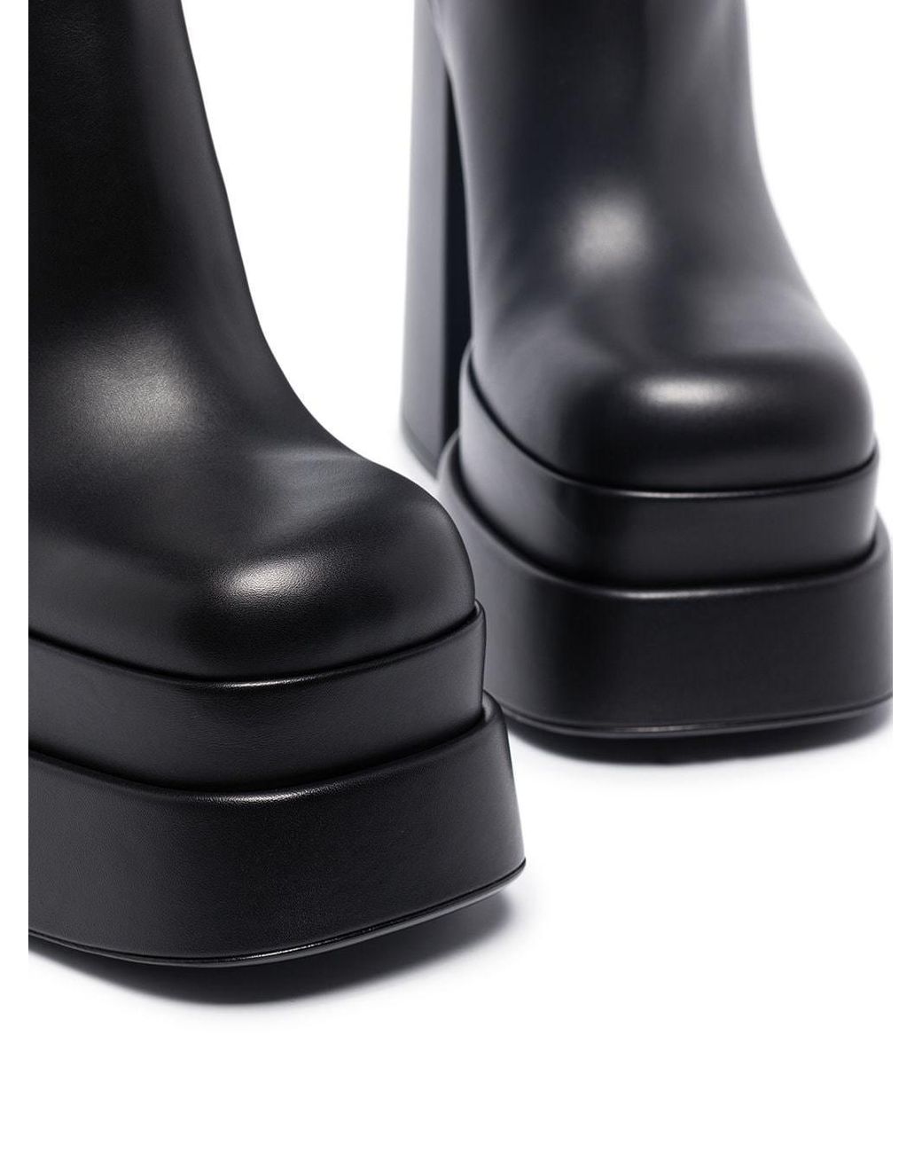 Versace Stivali Platform in Black | Lyst