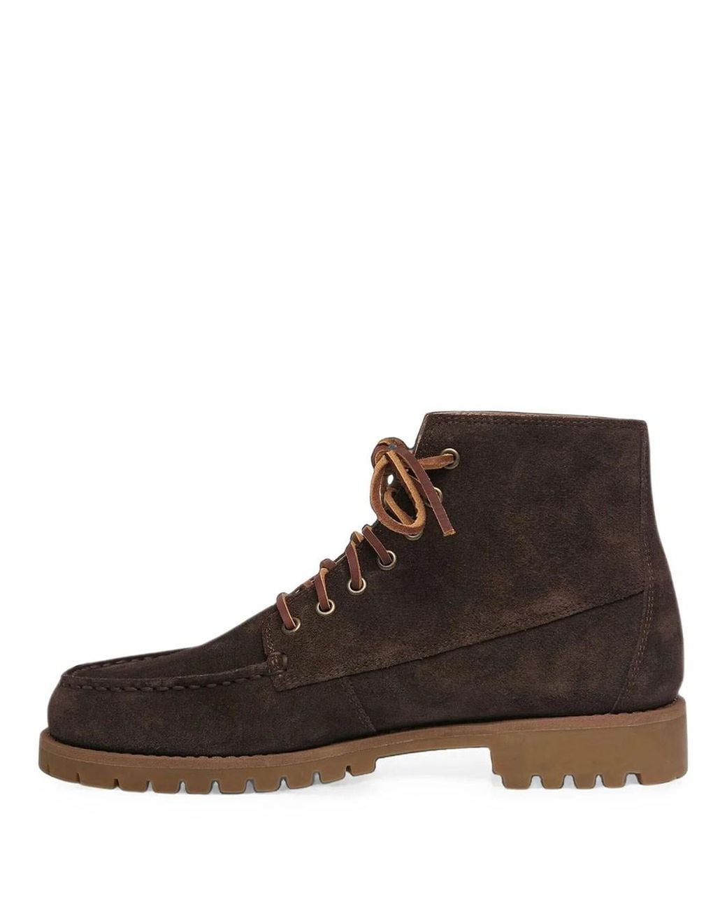 Sebago Brown Parker Suede Ankle Boots for men