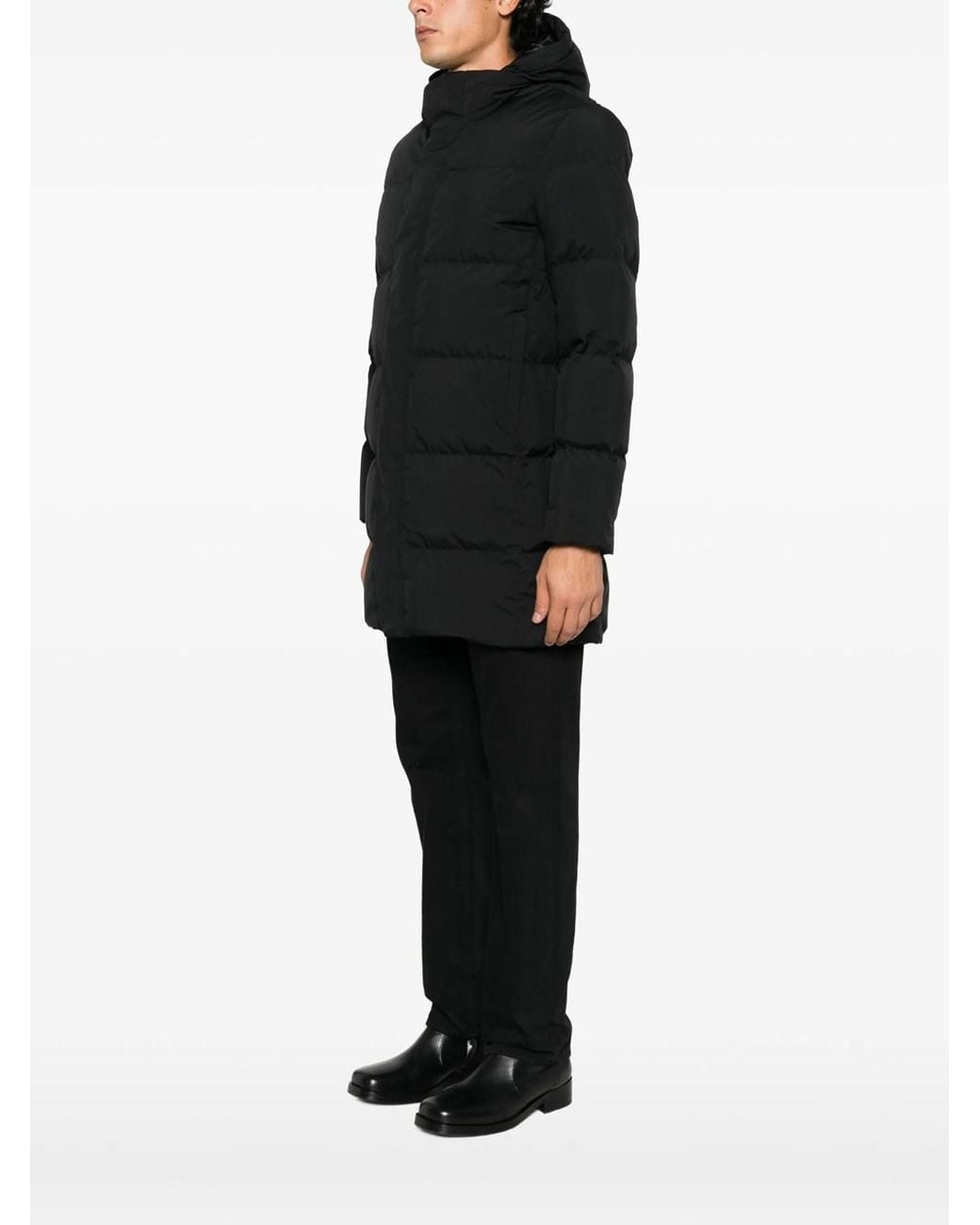 Herno Black 2 Layer Windstopper Jacket for men