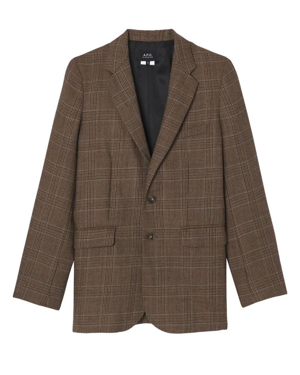 A.P.C. Brown Annie Wool Blazer
