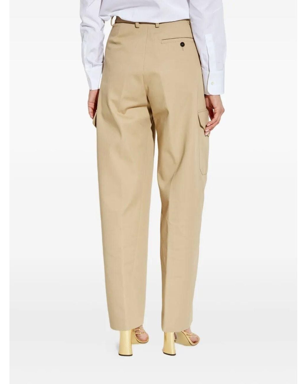 Givenchy Natural Cotton And Wool Pants