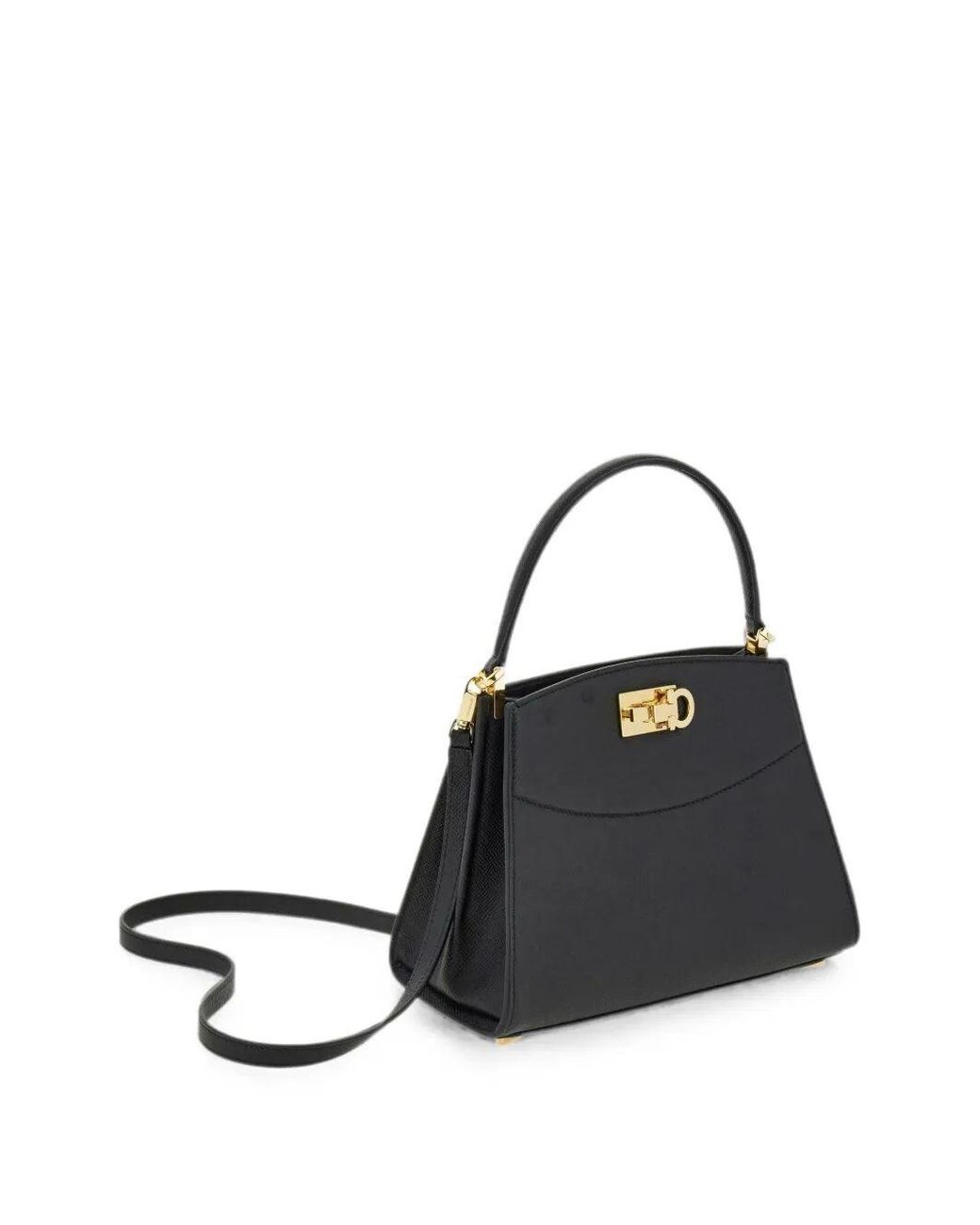 Ferragamo Black St. Box Nw S Top Handle