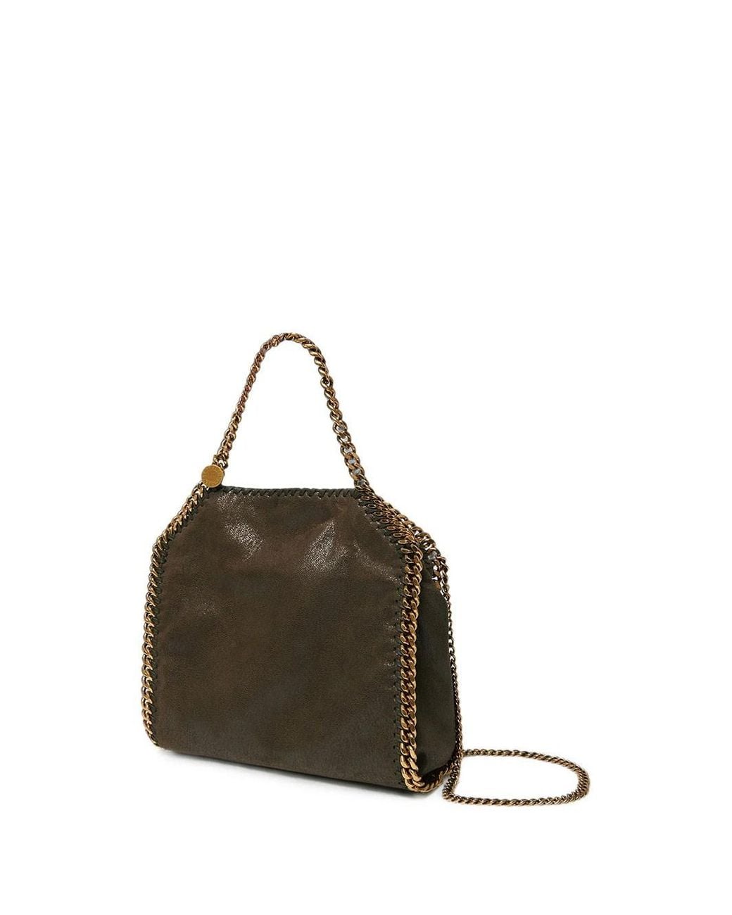 Stella McCartney Brown Mini Falabella Tote Bag