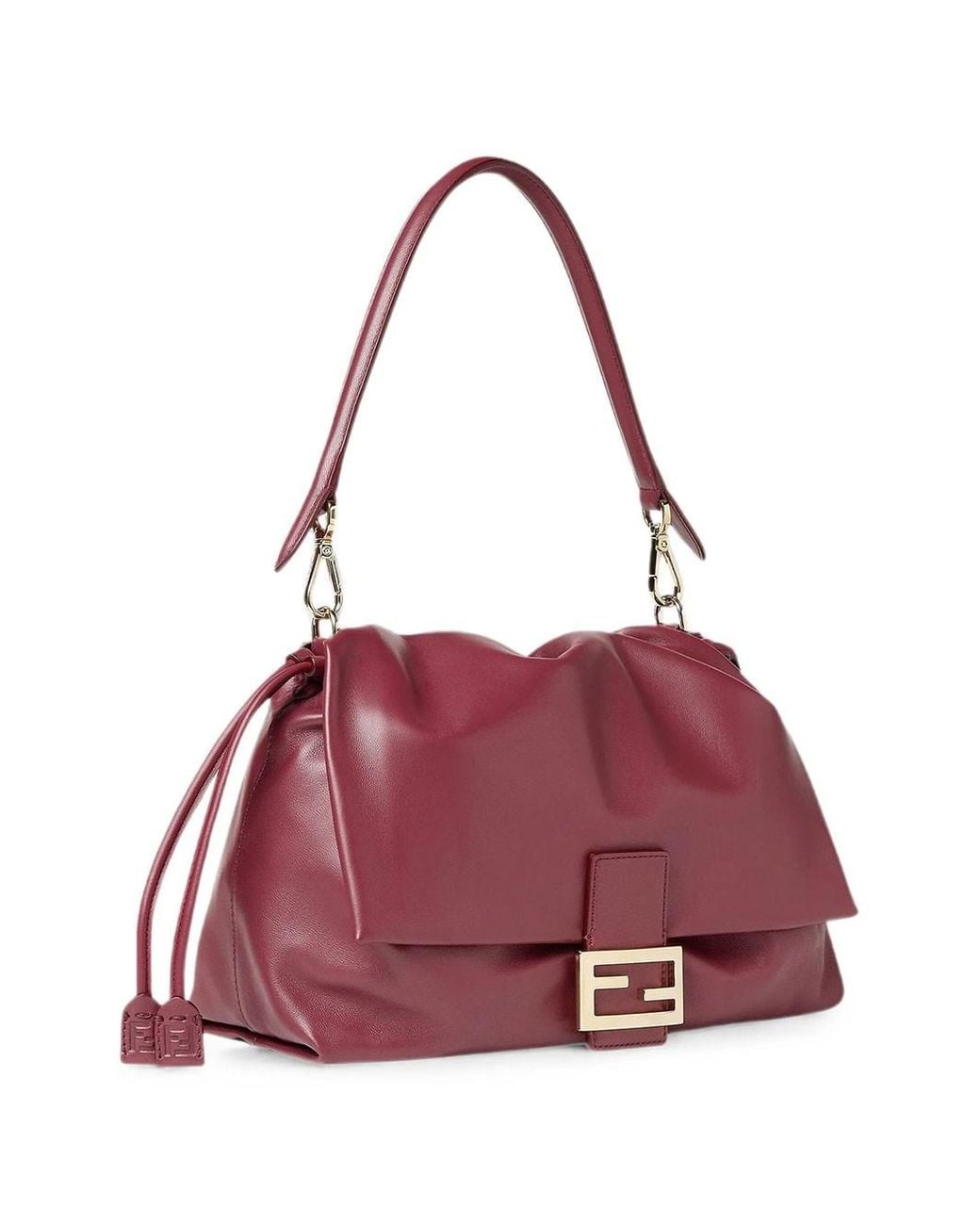 Fendi Purple Baguette® Soft Large Lamb Leather Bag