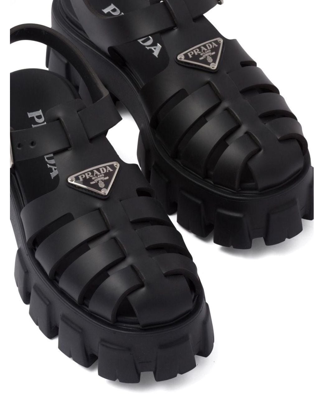 Prada Black Sandals