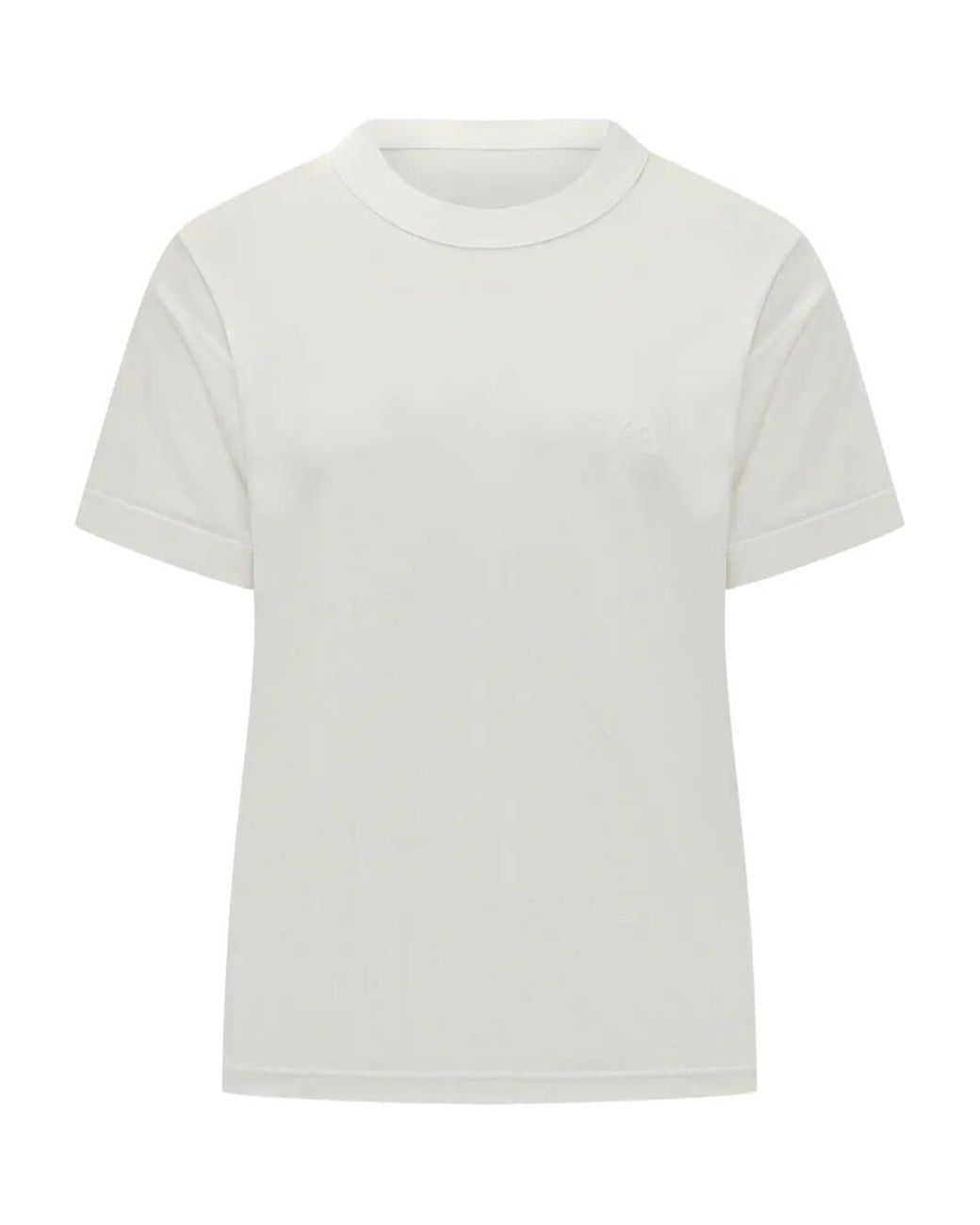 Y-3 White Logo T-Shirt for men