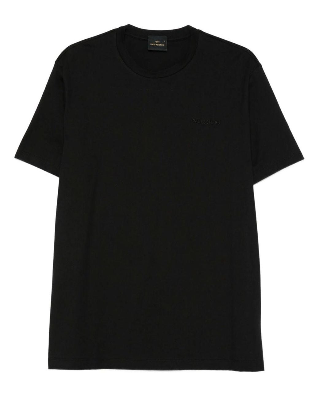 Paul & Shark Black Crew Neck T-Shirts for men
